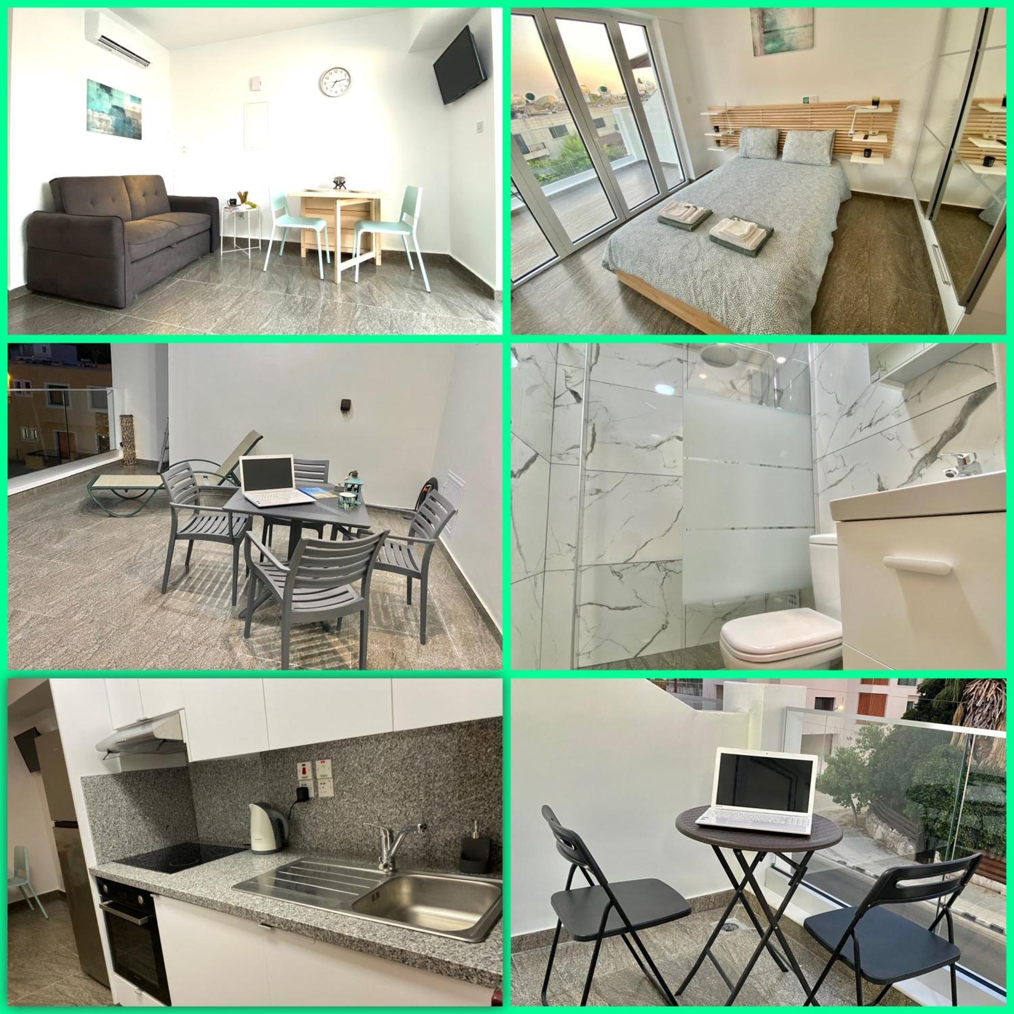 Ev Zin - Modern, Cozy, 1 Bed, Pool, 2 Balconies, A105 Apartment Paphos ภายนอก รูปภาพ